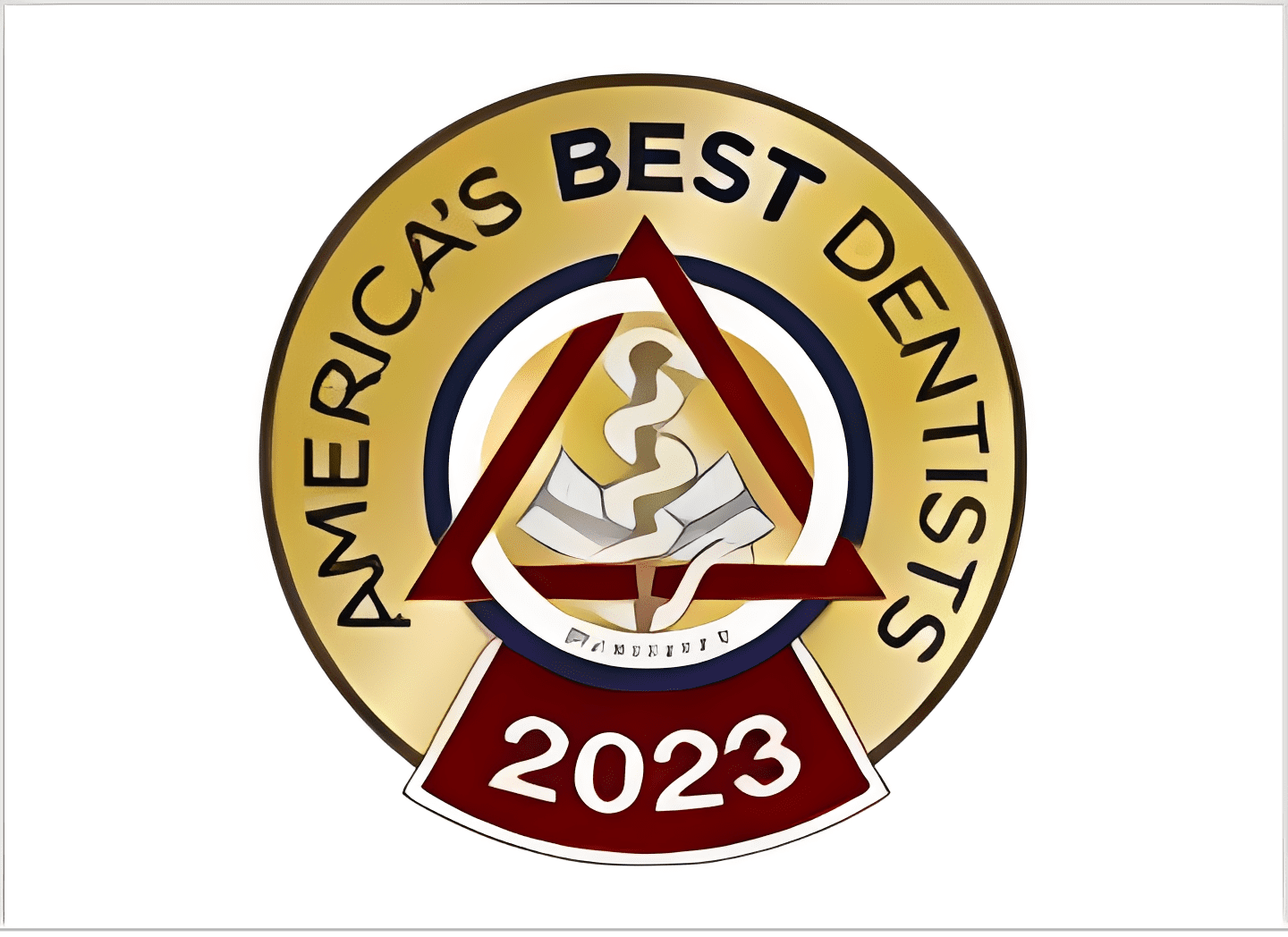 Top dentists 2023 logo design