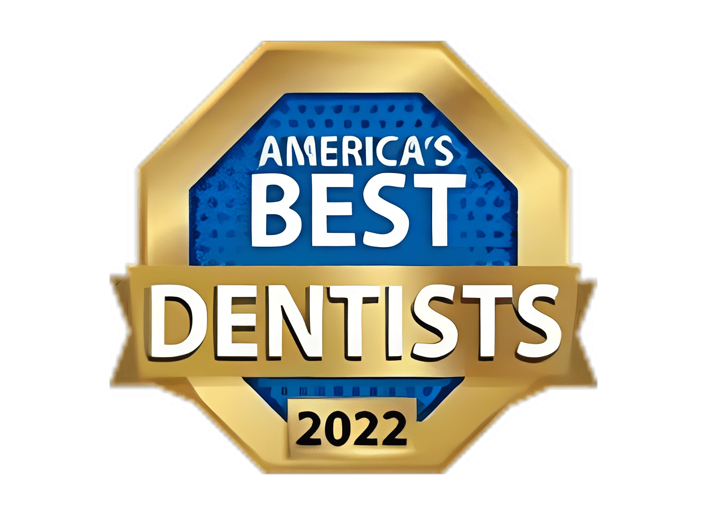 Gold and blue dentist award 2022