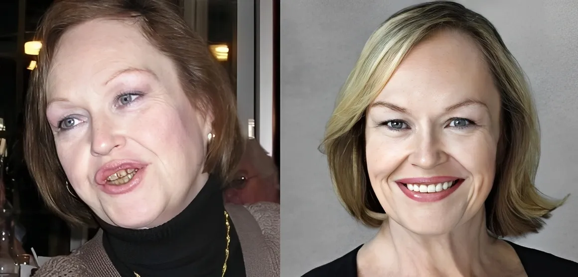 Portrait of woman, two expressions